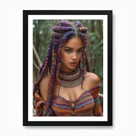 Pixie Dreadlocks Art Print