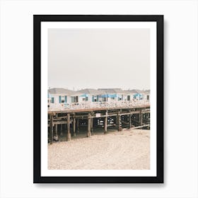 Wooden Fishing Pier Art Print