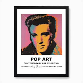 Poster Elvis Pop Art 2 Art Print