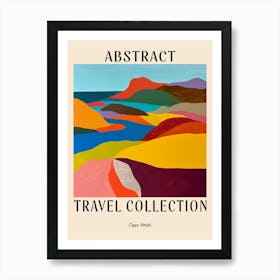Abstract Travel Collection Poster Cape Verde 2 Art Print