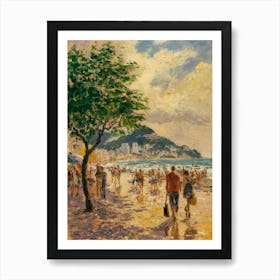 Rio Beach Art Print