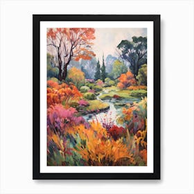 Autumn Gardens Painting Shanghai Botanical Garden China 2 Art Print