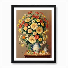 Vase Of Flowers Art Print