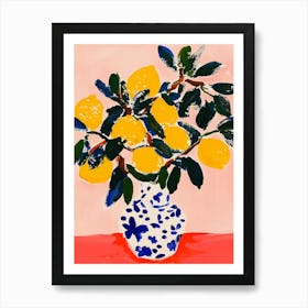 Lemon Bouquet Art Print