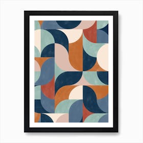 Abstract Geometric Pattern No.1 Art Print