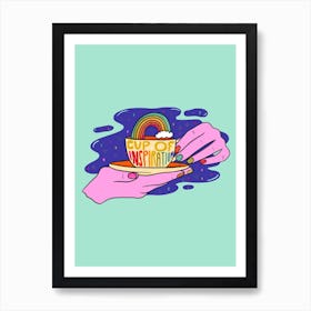 Cup Of Inspiration Art Print