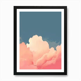 Pink Clouds Art Print