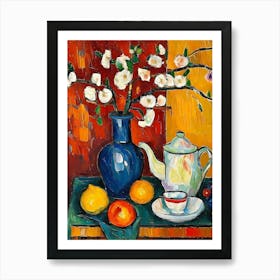 Tea And Lemons Matisse Abstract Art Print