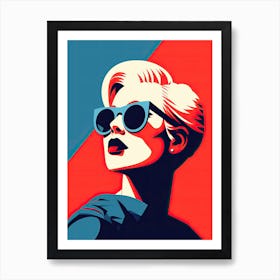 Pop Art USA: Stars and Stripes Art Print