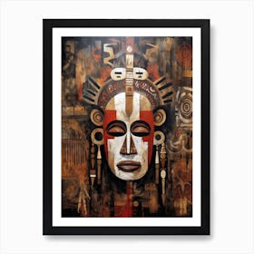 Artistry Unmasked: Celebrating African Heritage Art Print