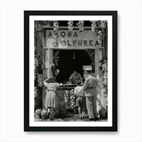 Italian Lemonade Seller Art Print