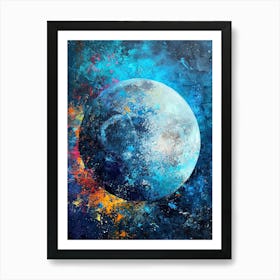 Steps Around The Moon 4 Art Print