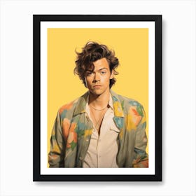 Harry Styles Illustration  7 Art Print