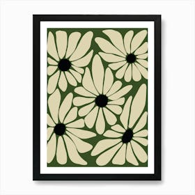 Daisy Tile Art Print