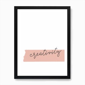 Creativity Art Print