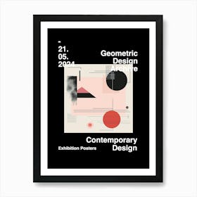 Geometric Design Archive Poster 18 Art Print