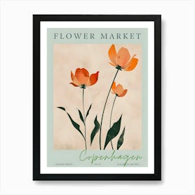 Flower Market - Cologne Art Print