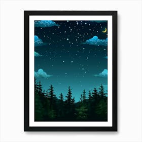 Night Sky 4 Art Print