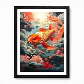 Koi Fish 3 Art Print