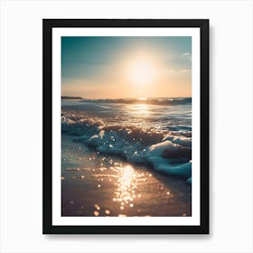 Sunset On The Beach 10 Art Print