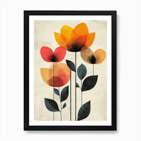 Flowers Ii 2 Art Print