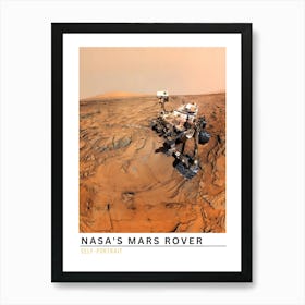 Mars Rover Self Portrait Art Print