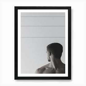 Man'S Back Art Print