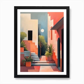 Minimal Summer House Achitecture 2 Art Print