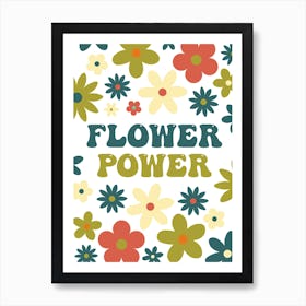 Flower Power Nature Art Print