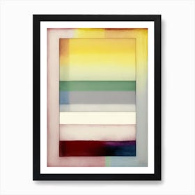Rainbow Symbol Abstract Painting Art Print