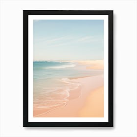 Pink Sand Beach Art Print