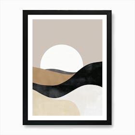 Shadows Of Solace Minimalist Style Art Print