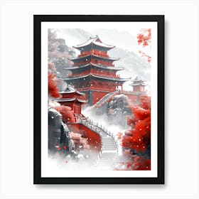 Chinese Pagoda 6 Art Print