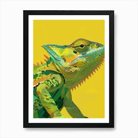 Fischer S Chameleon Modern Illustration Art Print