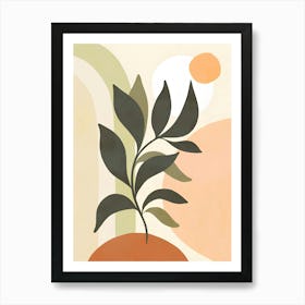 Plant In A Pot 3 Art Print