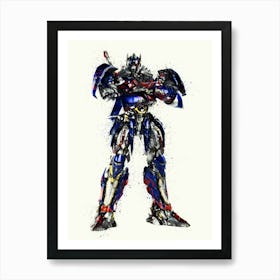 Optimus Prime 1 1 Art Print