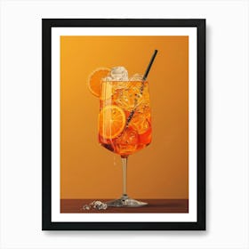 Cocktail In A Glass 2 Art Print