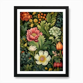 Floral Pattern 96 Art Print