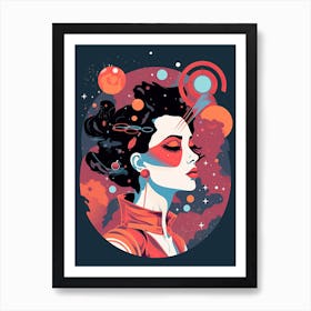 Space Girl Art Print