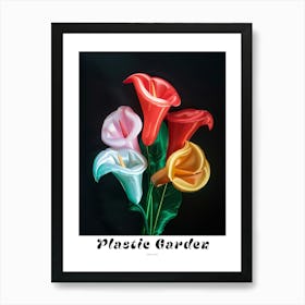 Bright Inflatable Flowers Poster Calla Lily 2 Art Print