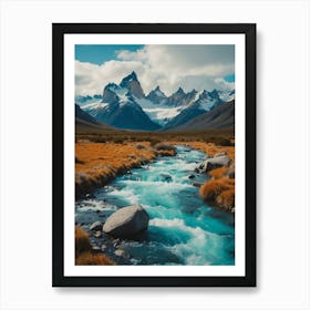 Chilean Mountains 2 Art Print