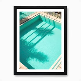 Swimming Pool Hotel View Art Print