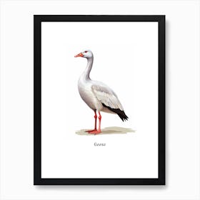 Goose Kids Animal Poster Art Print