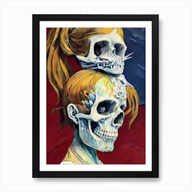 Skeletons 1 Art Print