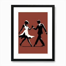 Tango Dancers Art Print