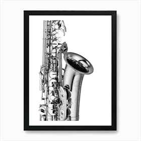 Saxophone 2 Art Print