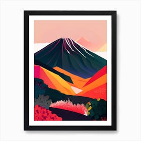 Timanfaya National Park Spain Pop MatisseII Art Print