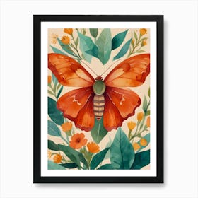 Amber Wings Art Print