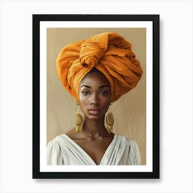 Portrait Of African Woman 53 Art Print