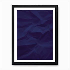 Paper Water Classic Blue Art Print